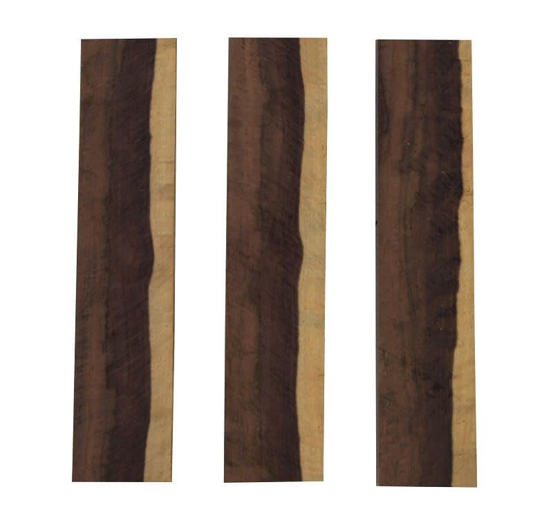 Bridge Curly Mexican Rosewood / Katalox with sapwood 200x35x15mm - FSC®100%